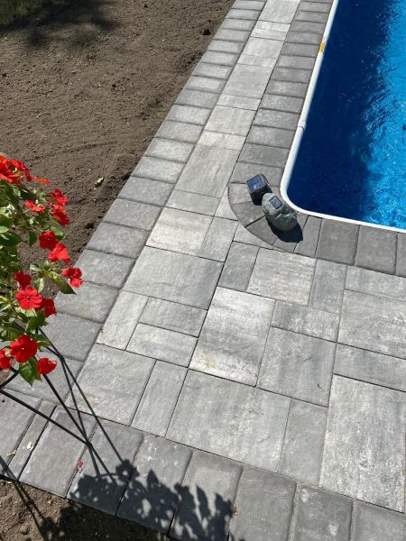 Pool walkway Riverhead, Suffolk County